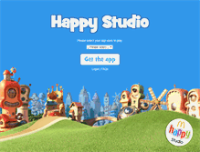 Tablet Screenshot of happystudio.com