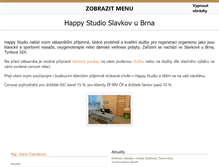 Tablet Screenshot of happystudio.cz